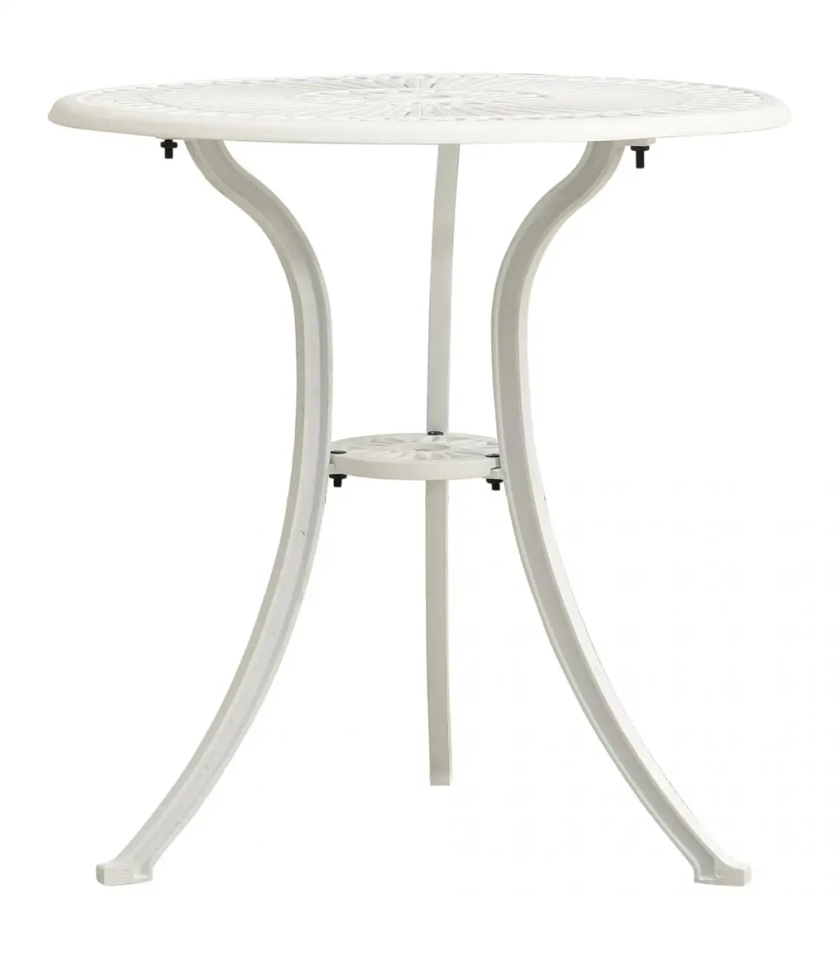 Garden tables garden table aluminum cast white 62x62x65 cm