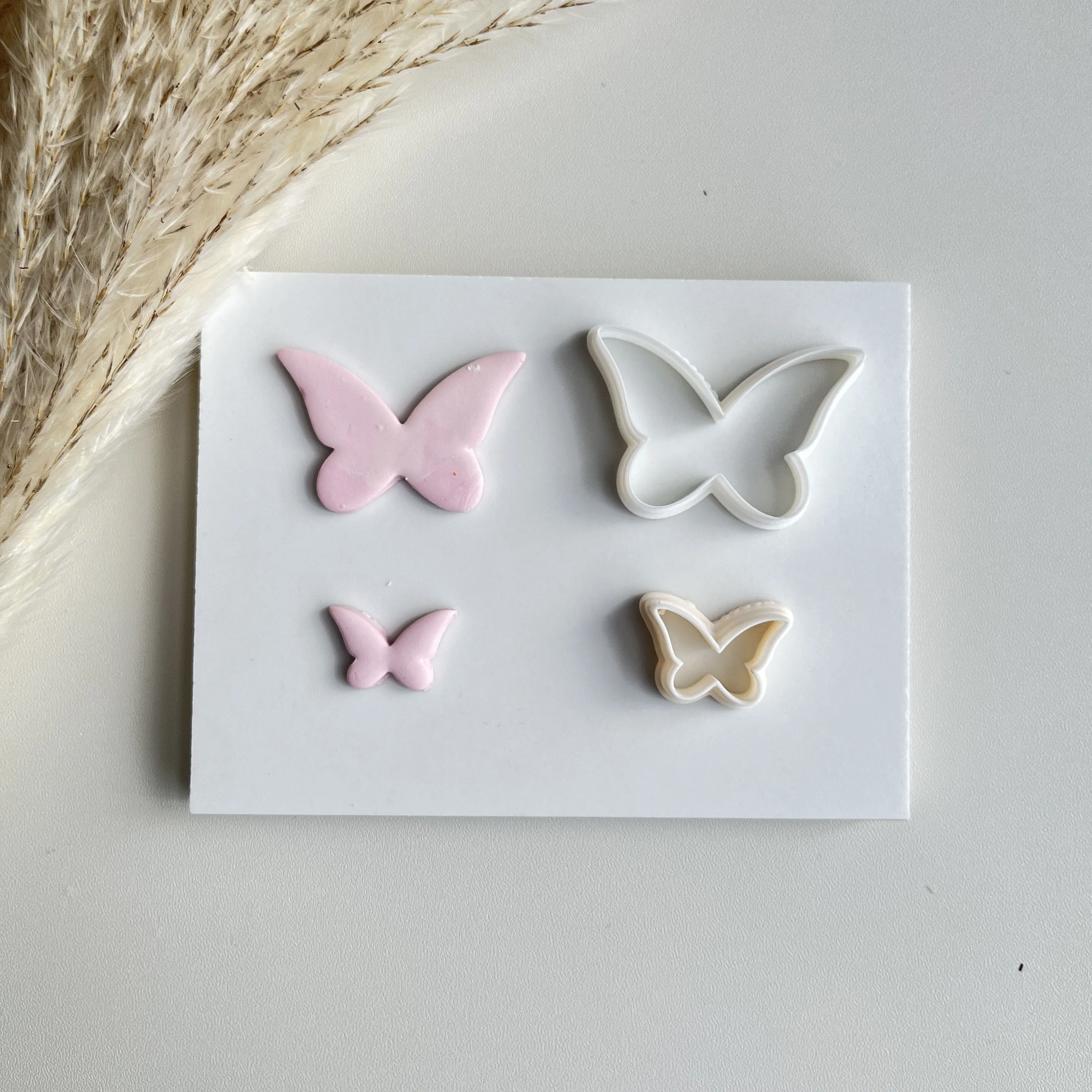 Different Sizes Butterfly Shape Polymer Clay Molds For DIY High Precision Earrings Jewellery Handmade Clay Tools