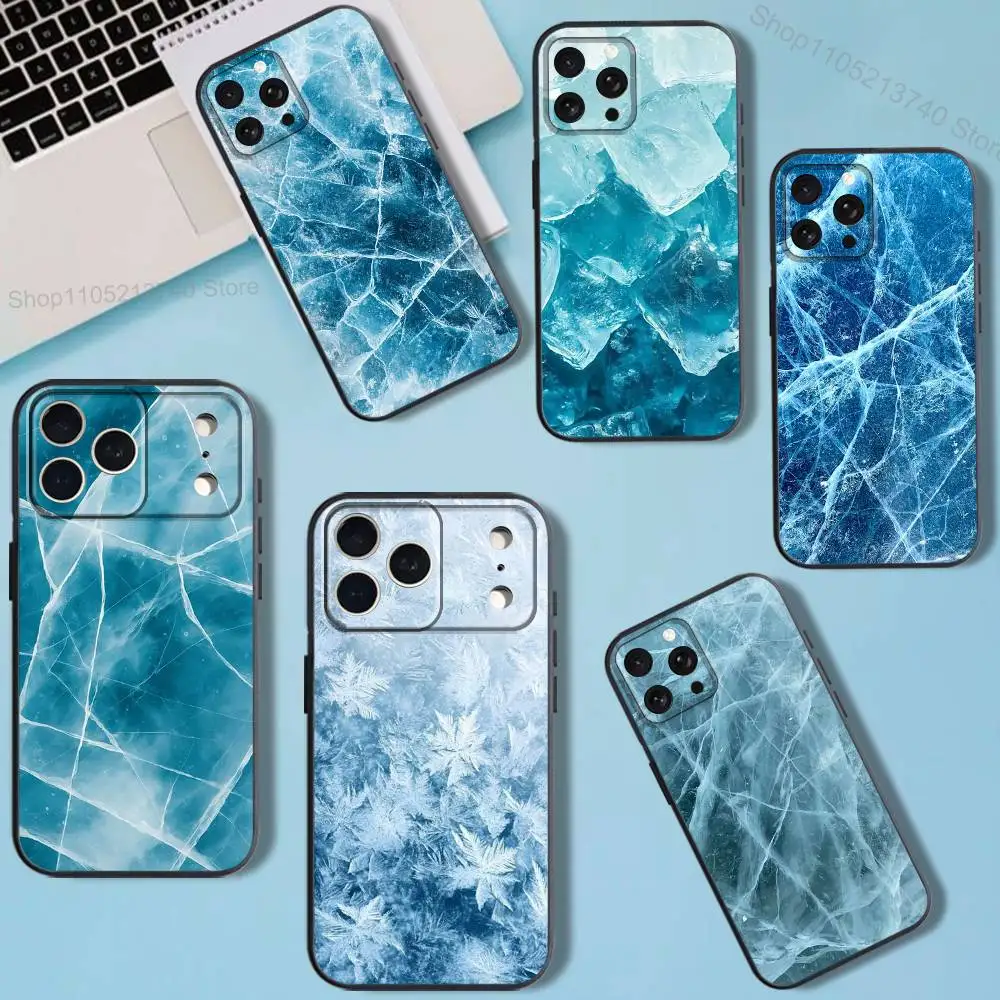 

T-the frigid ice C-cubes allover print Phone Case For iPhone 11,12,15,16,17,13,14,Pro,Max,Plus,E,Mini,Air,SE4 Black Soft Cover