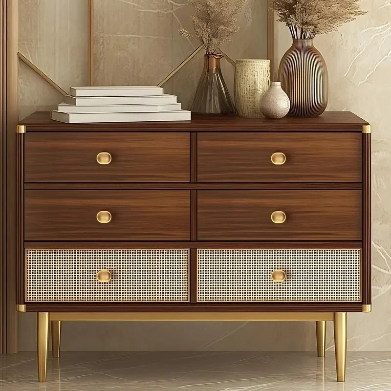 French Retro Zinc Alloy Handle Light Luxury Wardrobe Cabinet Drawer Shoe Cabinet Coffee Table Furniture Bronze Cabinet Handle