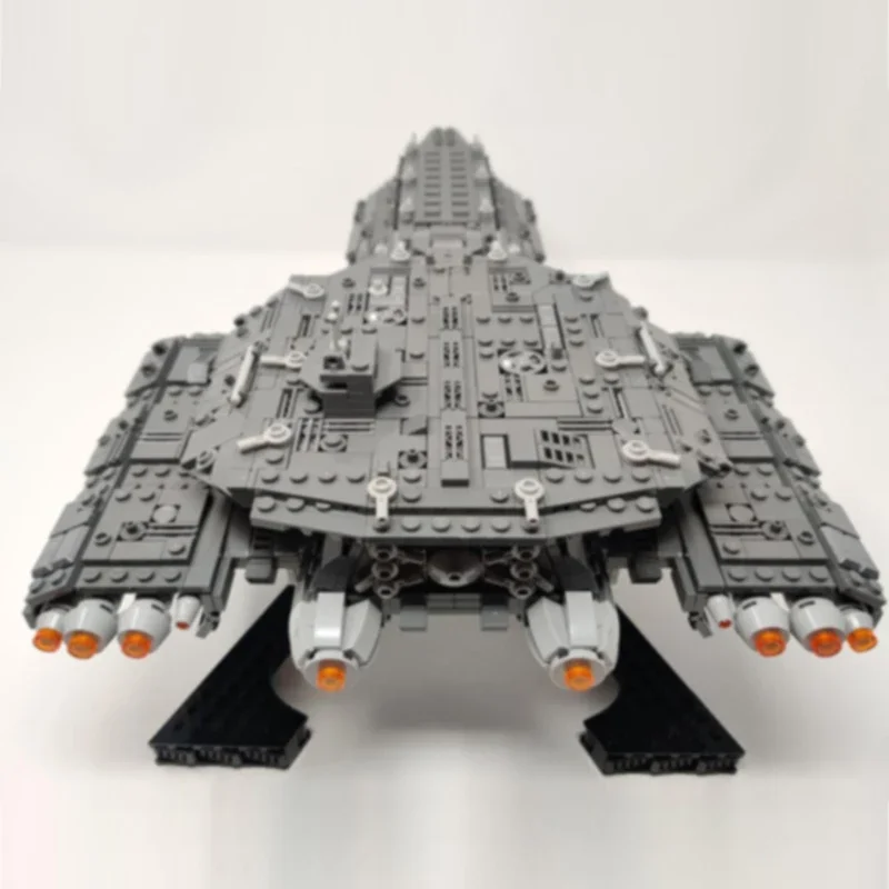 Popular Movie Model MOC Building Bricks Space Aircraft Carrier Modular Technology Gifts Holiday Assemble Children Toys Suit