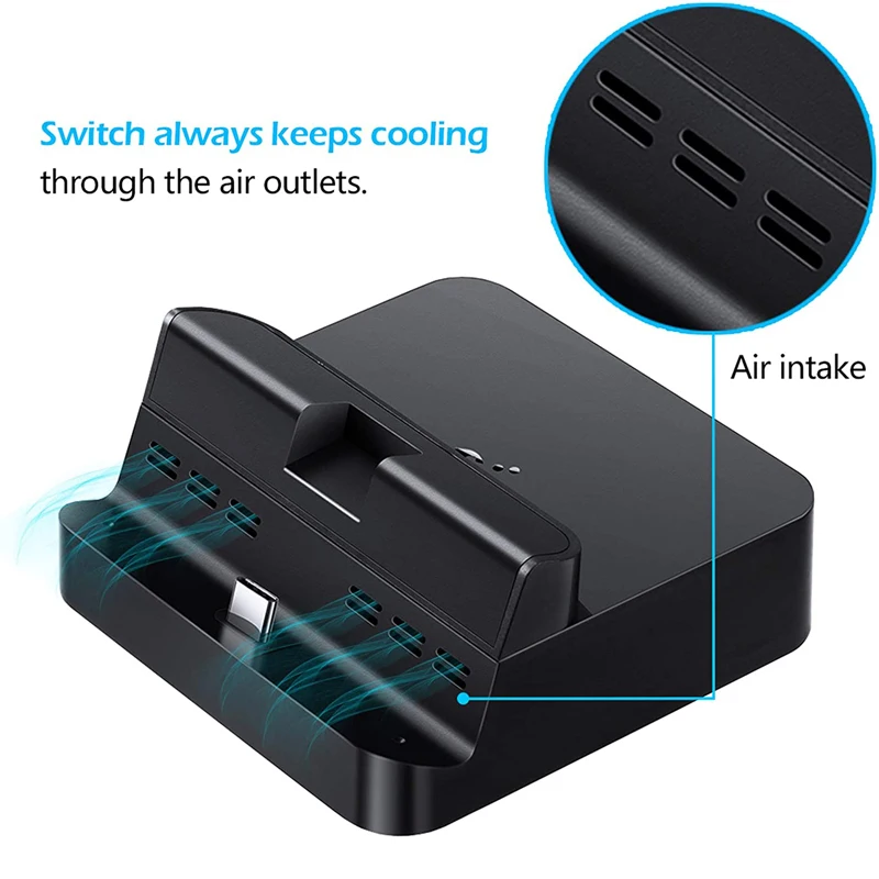 Gulikit NS05 Portable Docking Station for SWITCH Dock Station USB-C PD Charging Stand Adapter 3.0 Port for Nintendo Switch OLED