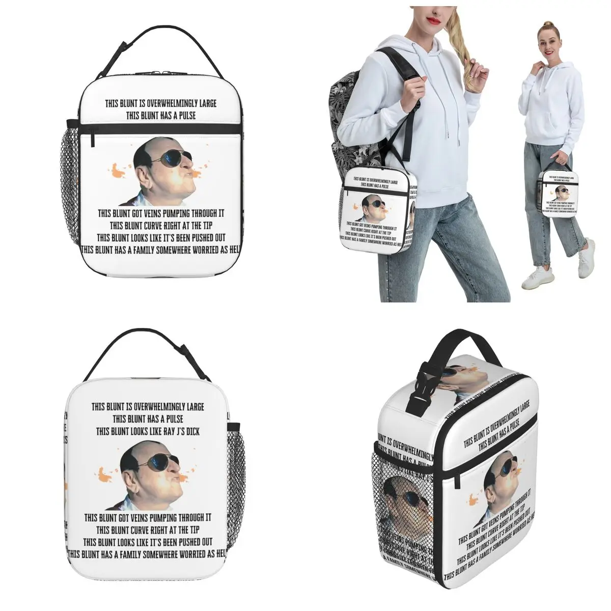 Dracula Flow This Blunt Merch Insulated Lunch Bag For Work Plummcorp Food Container Portable Thermal Cooler Lunch Boxes