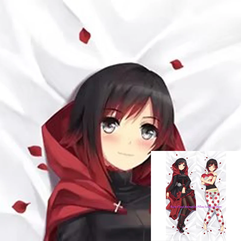 

Dakimakura Anime Pillow Cover Ruby Rose Sided Print 2Way Cushion Bedding Gifts