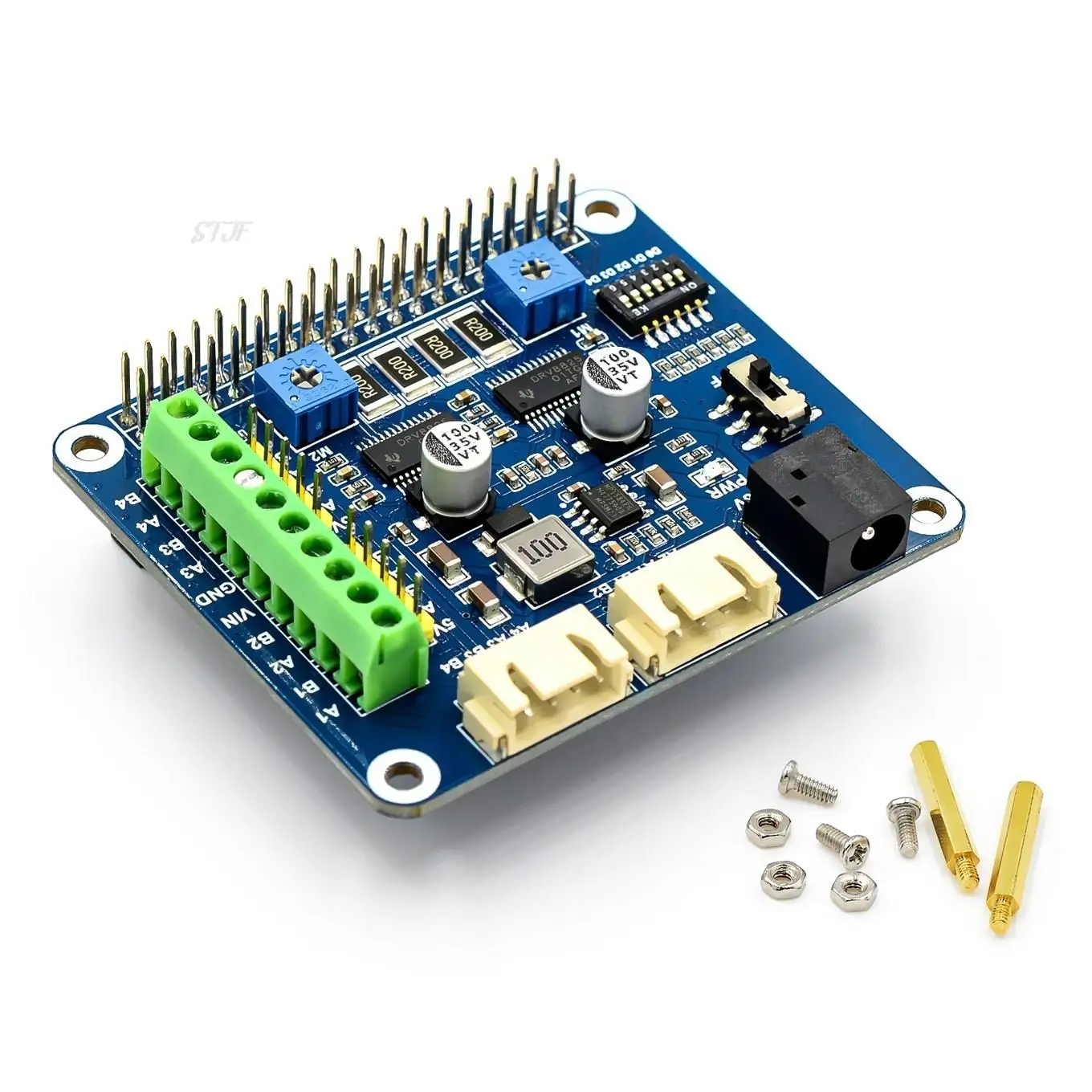 for Raspberry Pi 3 4 4B 3B 2 Channel DRV8825 Stepper Stepping Motor Driver Breakout Board HAT for RPI Plus Zero W WH Jetson