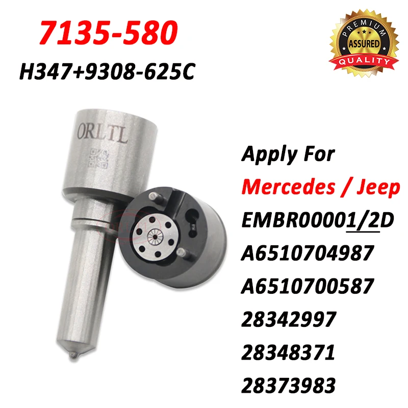

28342997 Ремкомплекты 7135-580 Сопло H347 Клапан 9308-625C Для Mercedes A6510700587 EMBR00002D EMBR00001D EMBR00001H