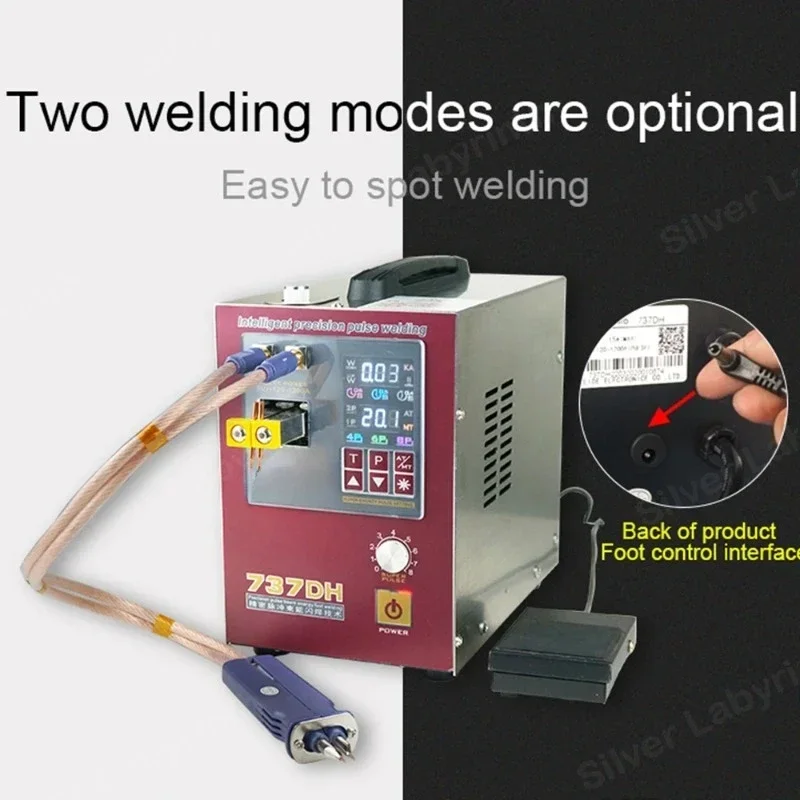 737DH Spot Welding Machine Induction Delay 4.3KW High Power Automatic Pulse Spot Welding Machine For 18650Battery Welding