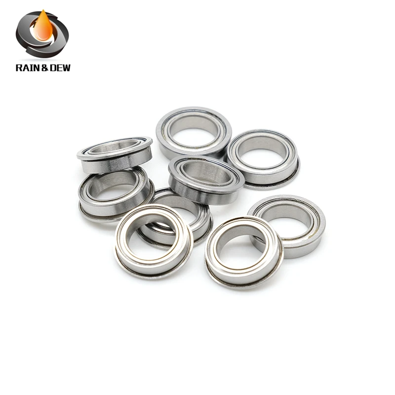 

F6903ZZ Flange Bearing 17x30x7 mm 4PC Double Shielded Deep Groove Flanged F6903 Z ZZ Ball Bearings F6903-2Z F6903Z