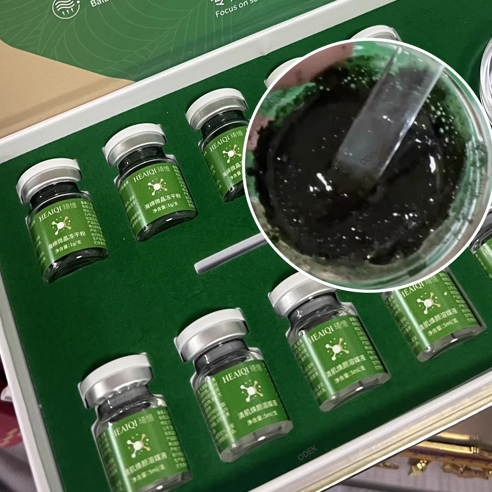 

Натуральная микрохрусталлизованная эссенция для ухода за кожей из зеленых водорослей, коллаген, очищение пор и лифтинг, лиофилизированная пудра