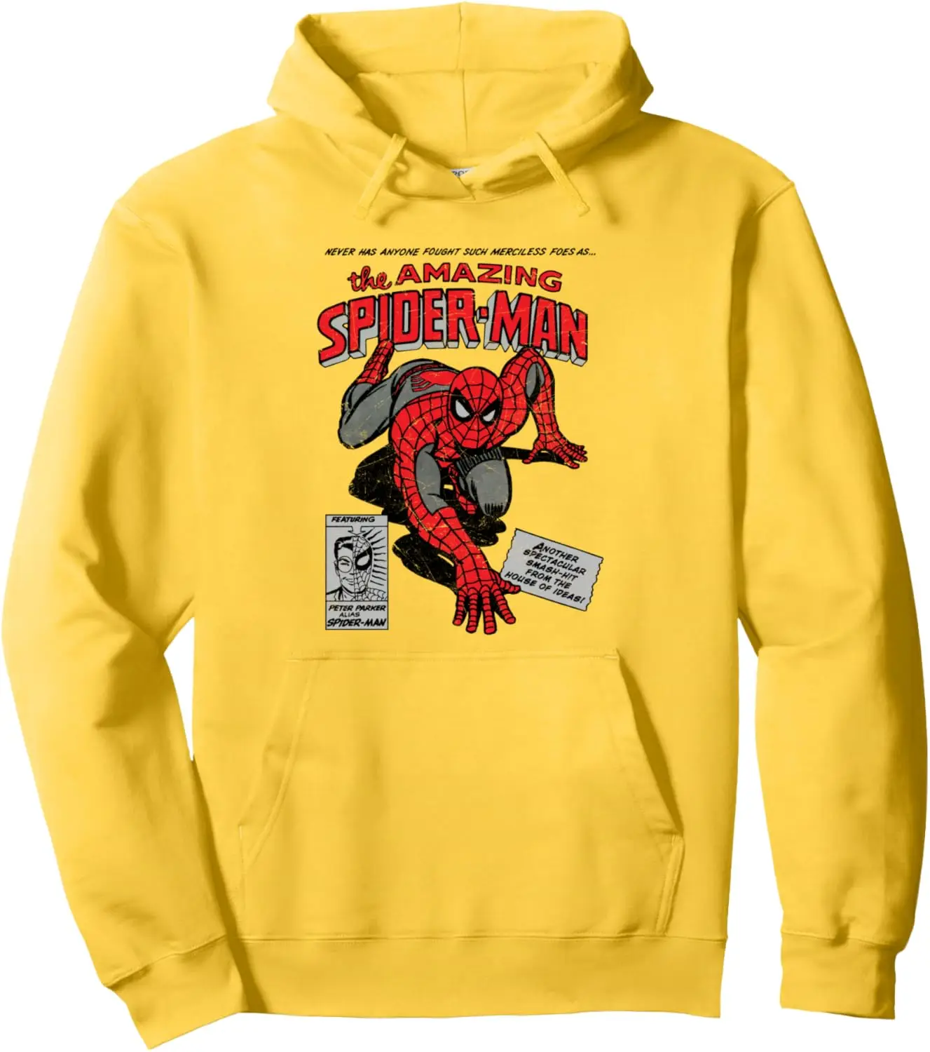 هوديي رجالي من الصوف القطني مع طباعة الرجل العنكبوت المذهل بيتر باركر تسلق تشكل تصميم النص الهزلي تصميم البدلة باللون الأحمر والأزرق #3