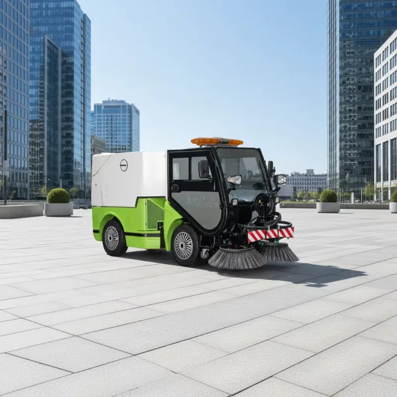 Factory Sell Front Spray Sweepers Industrial Street Sweeper with High Quality for Municipal Sanitation Equipment Distributors