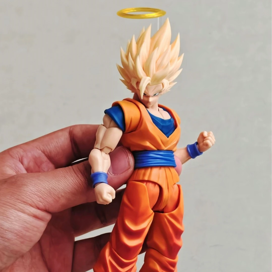 [In Stock] DKO Studio Super Saiyan 2 Goku Head Sculpt Accessory Pack Dragon Ball DKO Goku Head 1/12 Action Figure Accessories view 6
