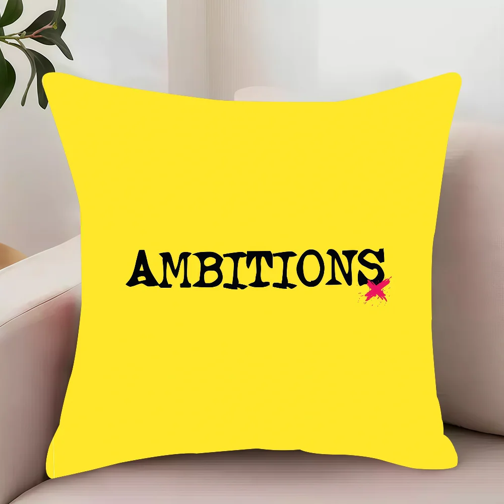 Band O-ONE OK R-ROCK Detox Pillow Case Decor Protective Covers Comfortable Soft For Sofa Living Room Home Office
