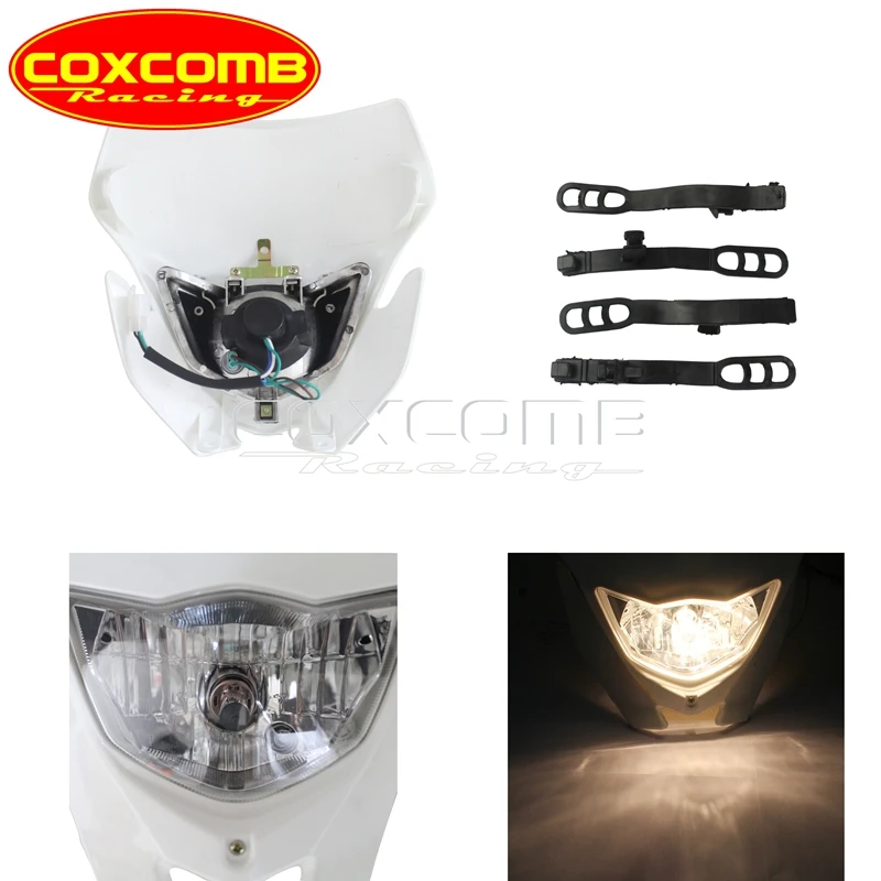 Motocross Dual Sport MX Enduro Headlight Head Light Front Running Lights For Yamaha WR250R 250X 250F 450F YZ 85 125 250 350 450