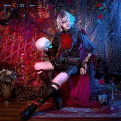 Game Identity V Illness Stars Skin Emir Cosplay Costume Cute Black Gothic Suit Hallween Carnival Party Uniforms Custom Made