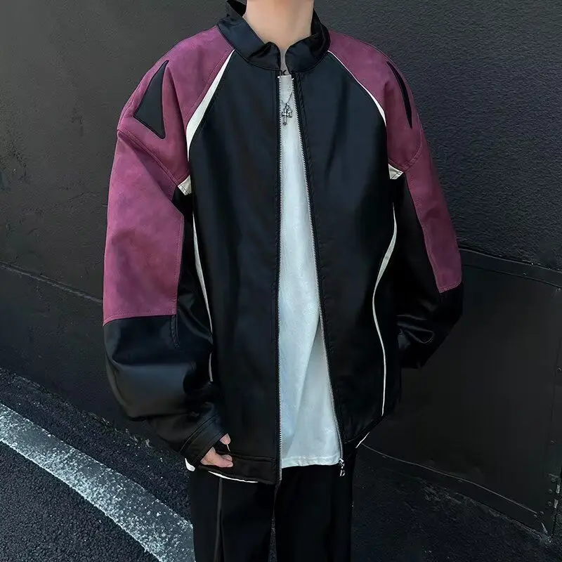 

Мужская куртка свободного кроя Jaet 2024, весенне-осенняя Sli Harajuku Hong Kong Sle High Street Faion, корейская версия, све с манжетами