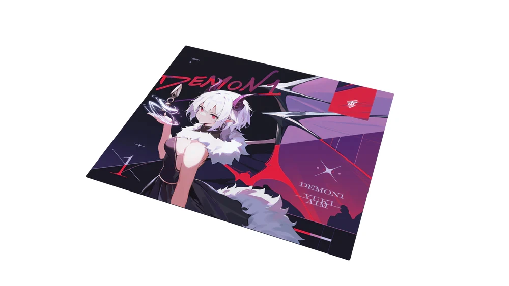 Yuki Aim x Demon1 Glass Gaming Mouse Pad Reproduced Upgrade Coated