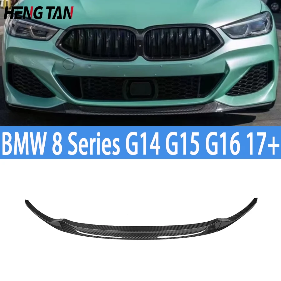 Carbon Fiber FRP Car Front Bumper Lip Front lip For BMW 8 Series G14 G15 G16 840 850 M Sports Front Chin Spoiler