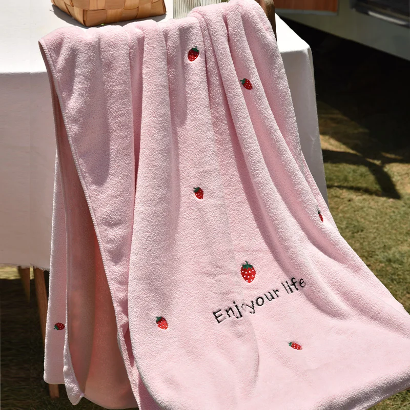 

Большое мягкое, впитывающее, не линяющее, быстросохнущее банное полотенце для женщин, идеально подходит для домашнего использования и для обертывания младенцев.