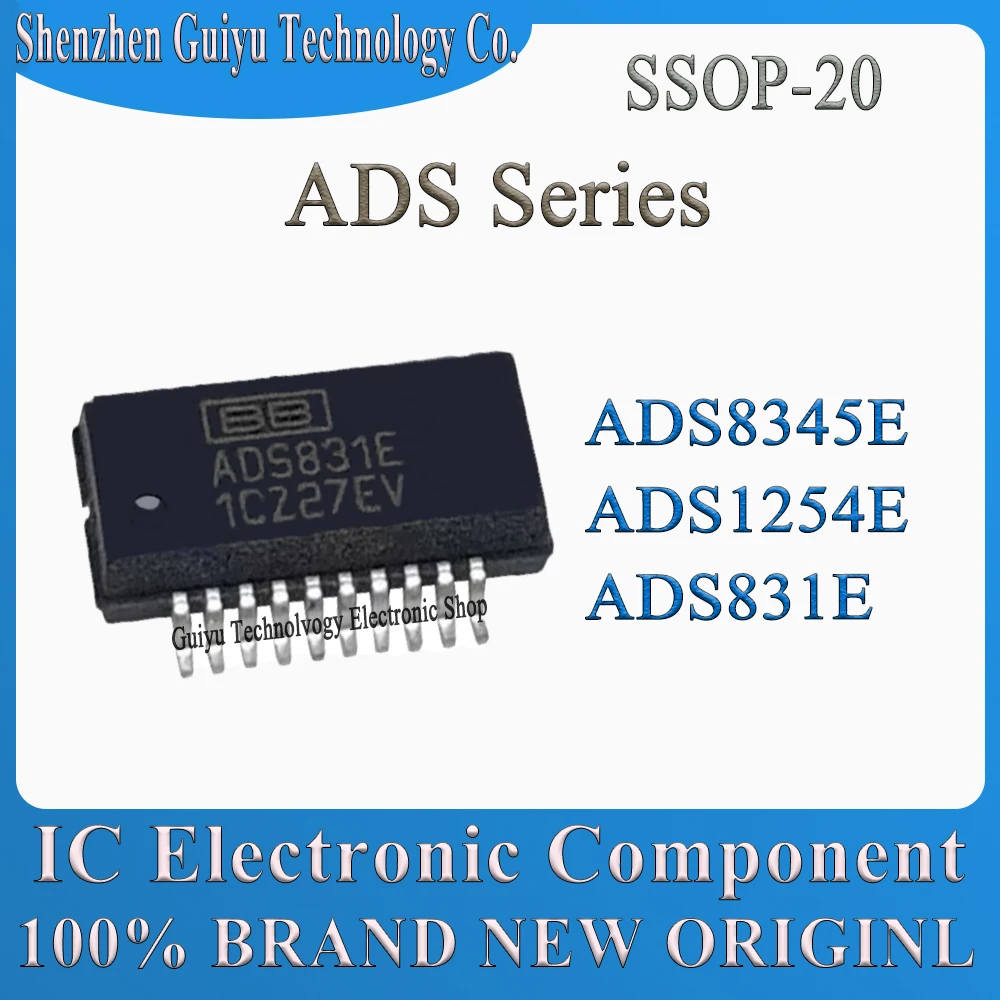 ADS8345E ADS1254E ADS831E ADS8345 ADS1254 ADS831 ADS SSOP-20 IC Chip