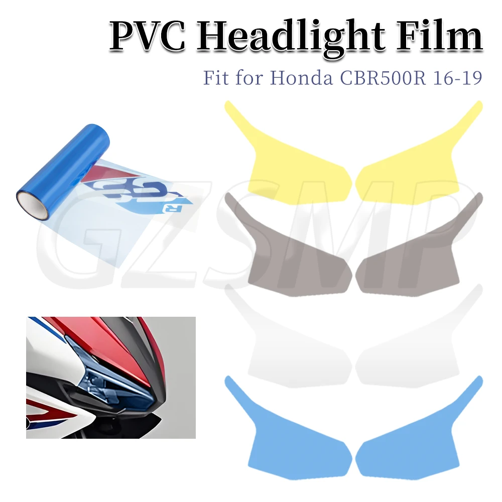 

Fit for HONDA CBR500R CBR 500R 2016-2023 Motorcycle Headlight Stickers Anti Scratch Transparent Protection Film Decal