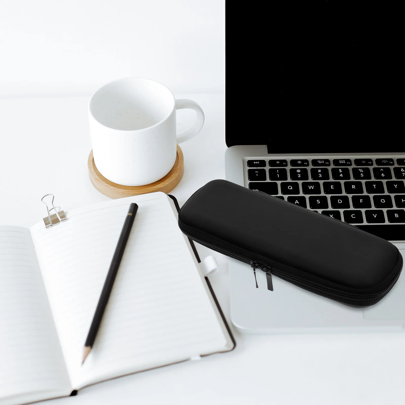 Data Cable Storage Box Portable Durable Stylus Holder Simple Design Protective Cover Compatible Pencil Charging Cable