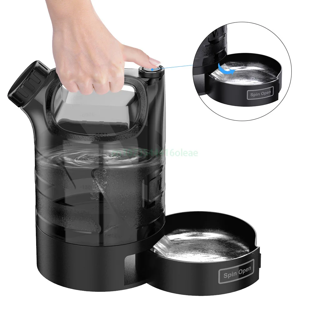 Imagem -04 - Garrafa de Água para Cães de 3l 101oz Tigela para Beber de Grande Capacidade Tigela para Animais de Estimação para Caminhadas ao ar Livre Caminhadas Acampamento Tigelas de Viagem para Cães e Gatos