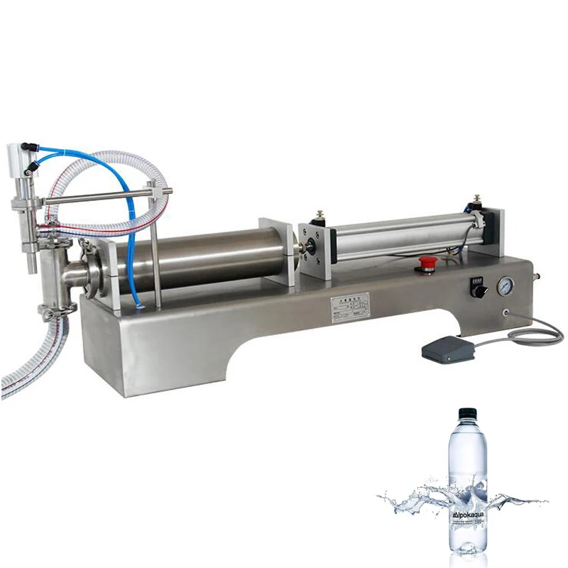 

50-5000ml Quantitative Filling Machine Automatic Pneumatic Piston Liquid Filler For Milk Detergent Chemical Shampoo Oil