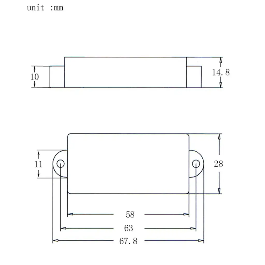 Closed Style Bass Pickup Covers Plastic 4 String Replacement Kit for Electric Bass Guitar Preamp Plate Accessories