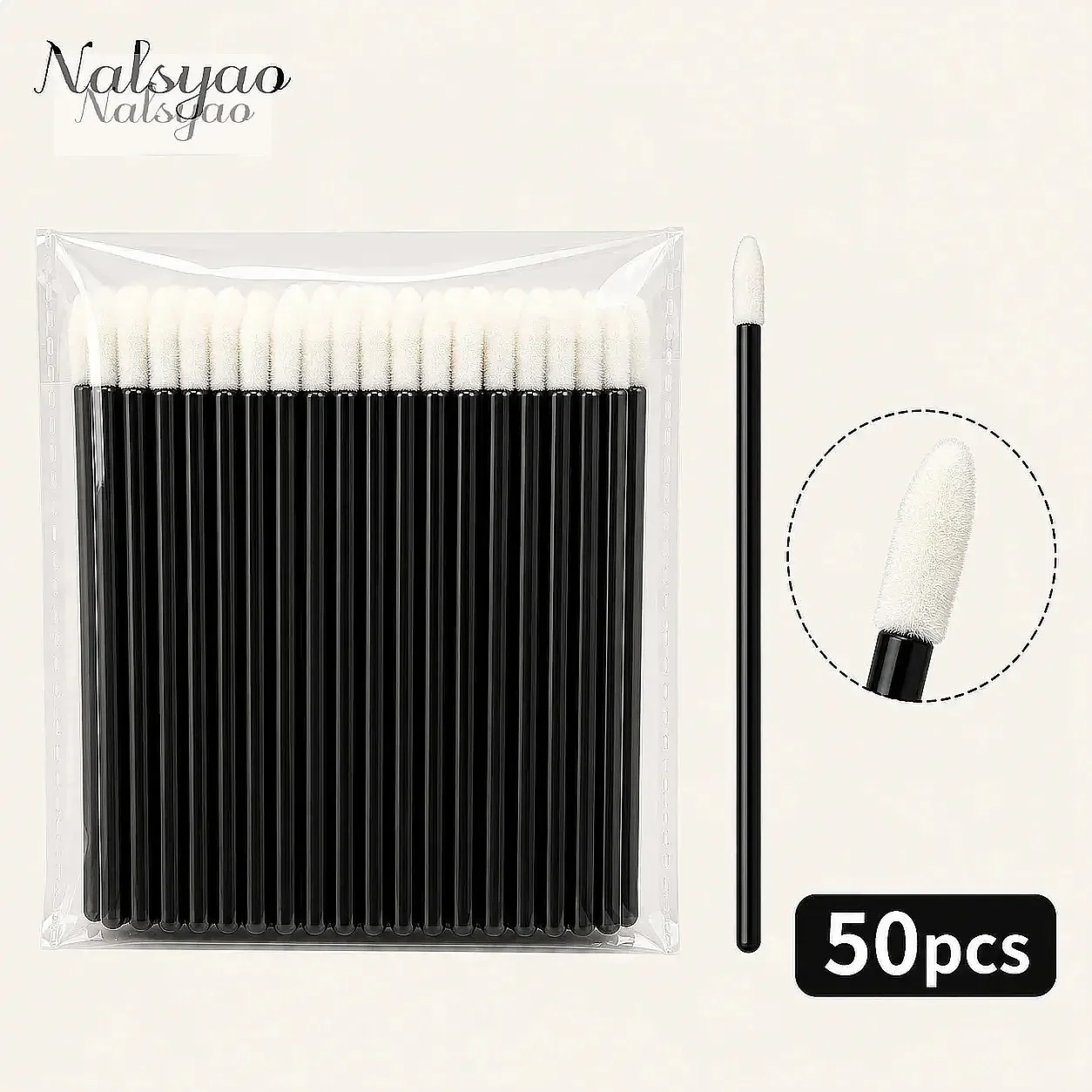 50/500PCS Disposable Lip Brush Eyelash Extension Mascara Applicator Lipstick Wands Makeup Brushes Cosmetic Tools view 5