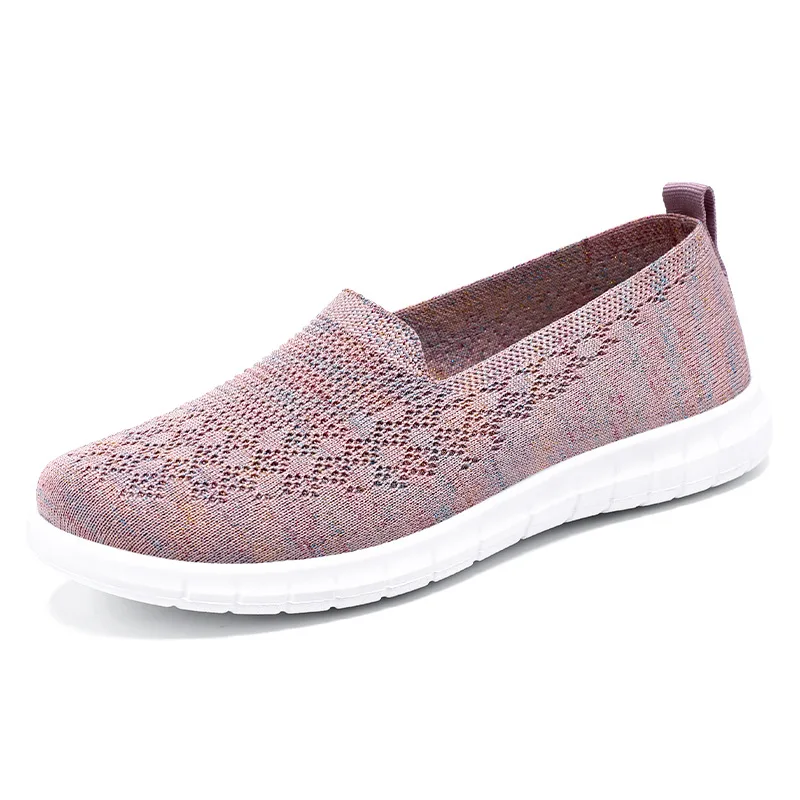 ZXRYXGS 2023 New Autumn Premium Mesh Women Flat Shoes Leisure Comfortable Breathable Mother's Shoes Walking and Driving Flats