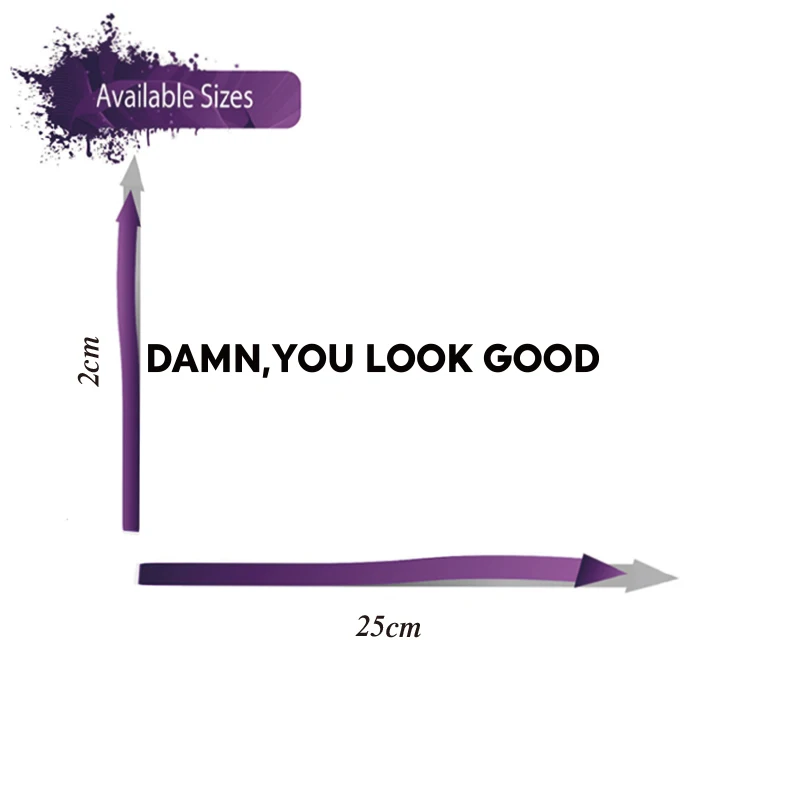 You Look Good Dainty Mirror Sticker Decal Bathroom Bath Girl Room Bedroom Living Room Home Decor