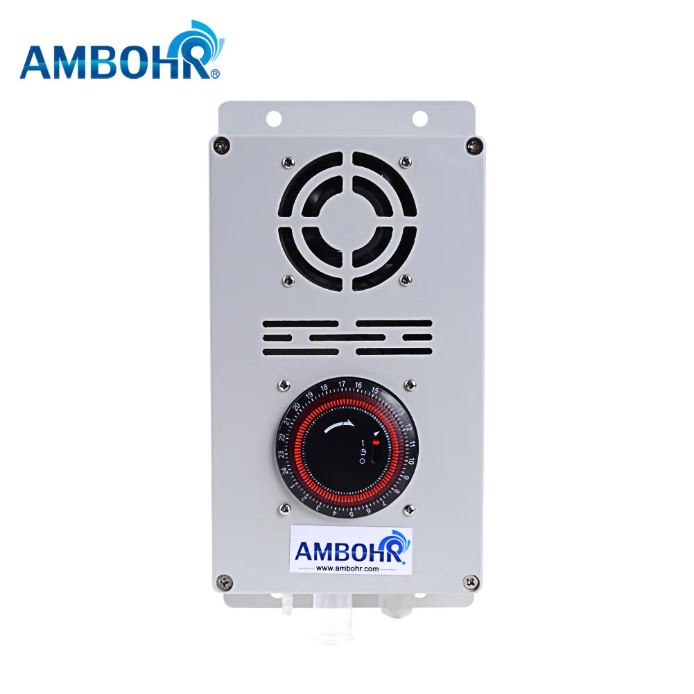AMBOHR AOG-A800B Kleiner Ozongenerator, Luftreiniger, maßgeschneiderter Lufttimer für Lebensmittel, Restaurants, Geschäfte