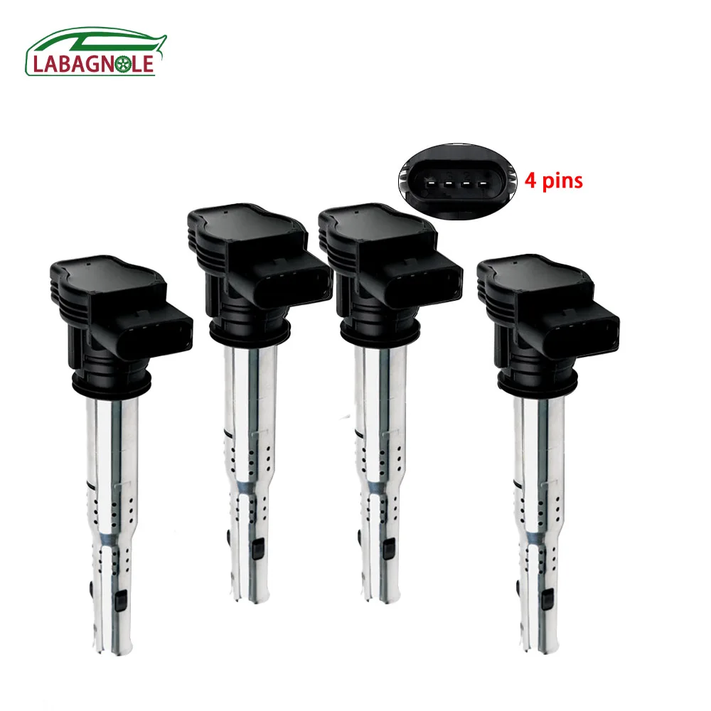 

For Audi A4 B8 Ignition Coils for A5 A6 C7/4G Q5 8R TT 8J VW Passat B7 Tiguan Golf VI Jetta MK6 -Ref 07K905715F 07K 905 715 F