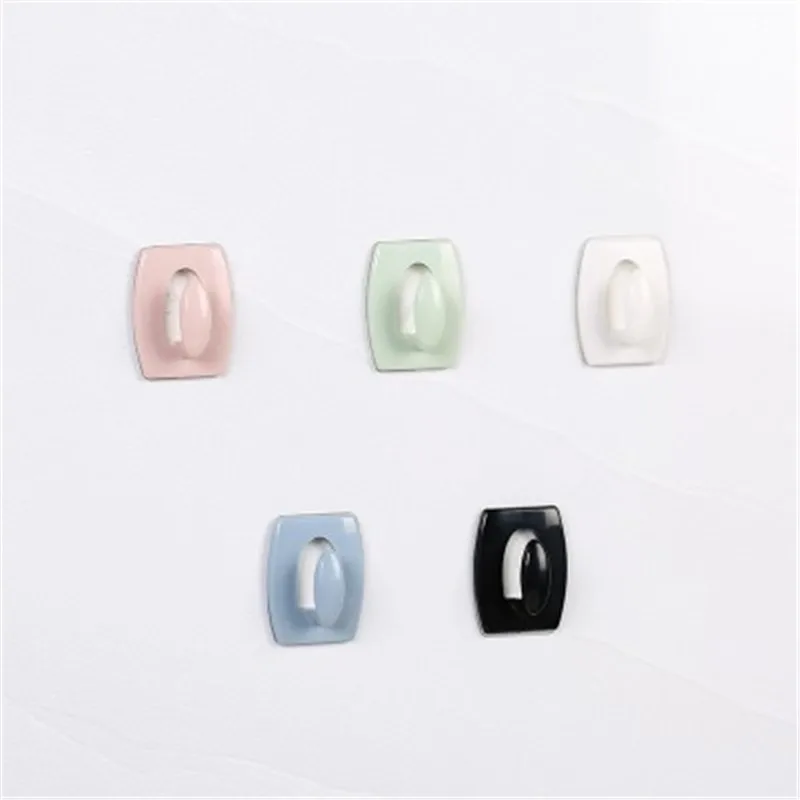 Hook Strong Adhesive Traceless Paste Hook Multifunctional Hole Free Nail Free Aadhesive Hook Simple Adhesive Hook 8 Pcs