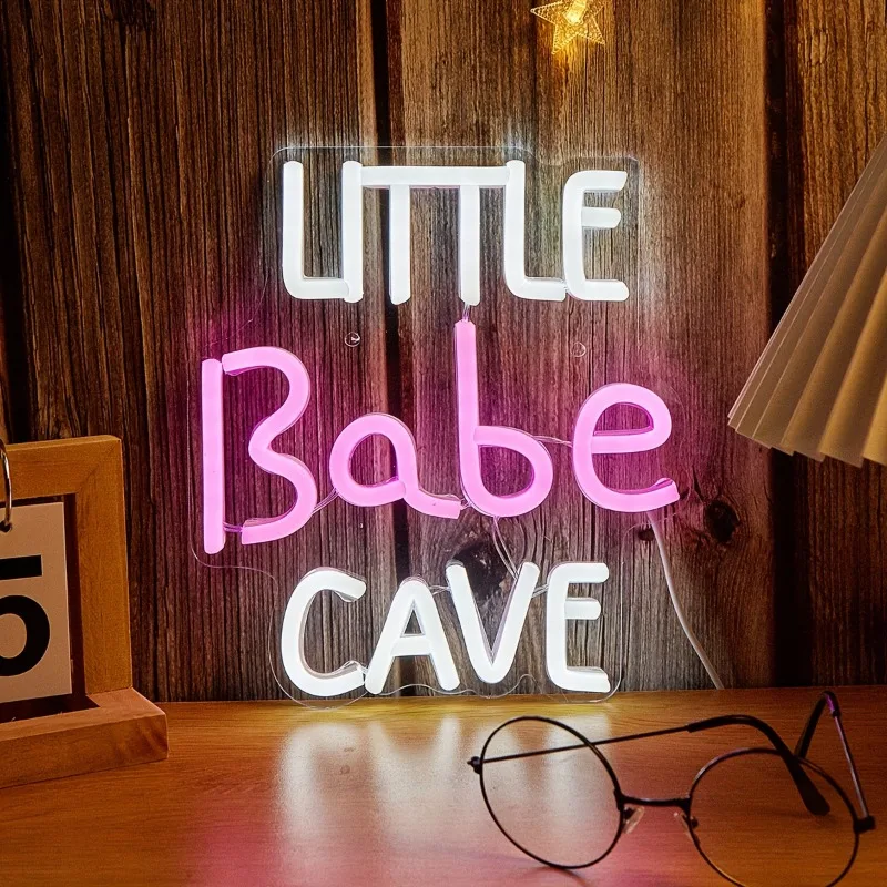 

Светодиодная неоновая лампа Little Babe Mave Letter с питанием от USB, подходит для украшения стен спальни, подходит для украшения на фестивали и свадьбы.