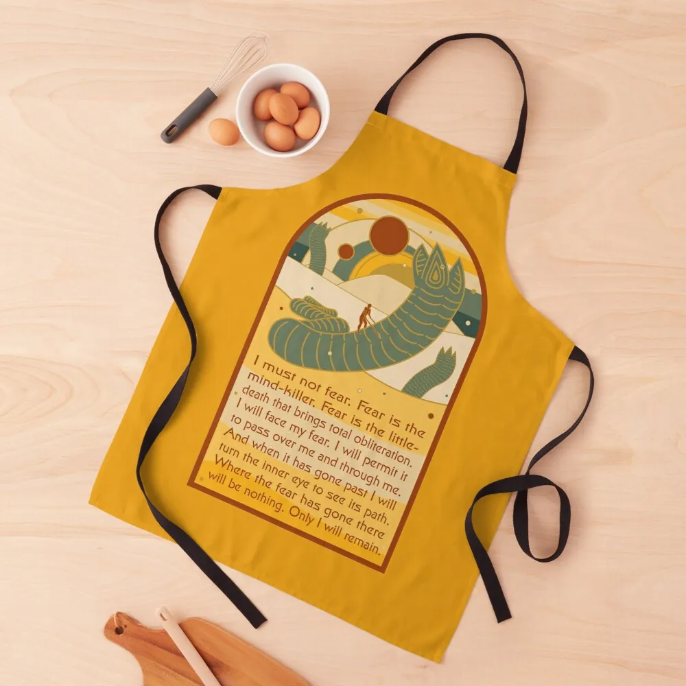 Litany against fear. Apron Kitchen For Man Kitchen Tools Accessories For Women For Girl Apron