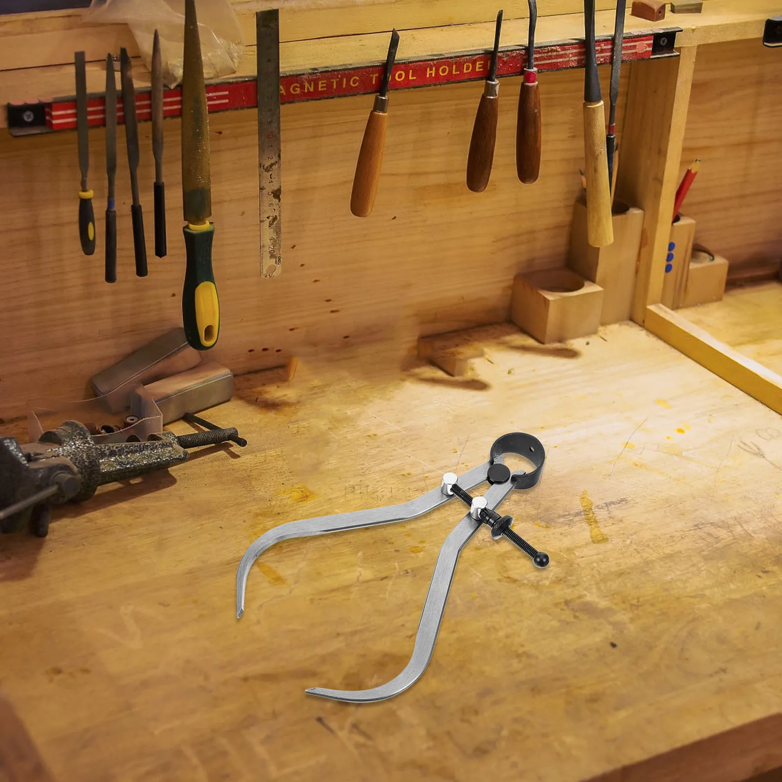 

Caliper Wood Turning Measuring Tool Portable Reliable Woodworking Caliper Wood Turning Accessory