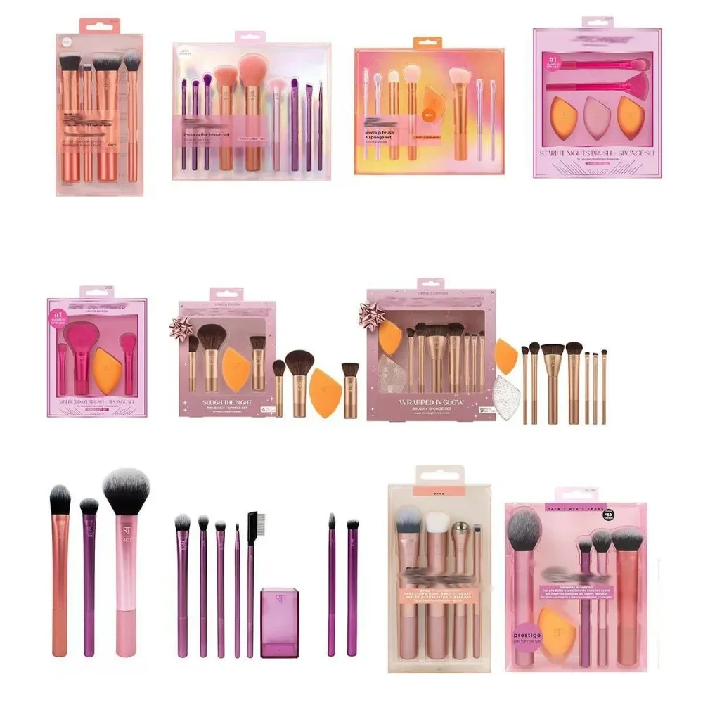 Série americana conjunto completo de pincéis de maquiagem em pó pincéis de maquiagem halo tintura brushpinceau sourcil beleza escova beleza ovo maquiagem