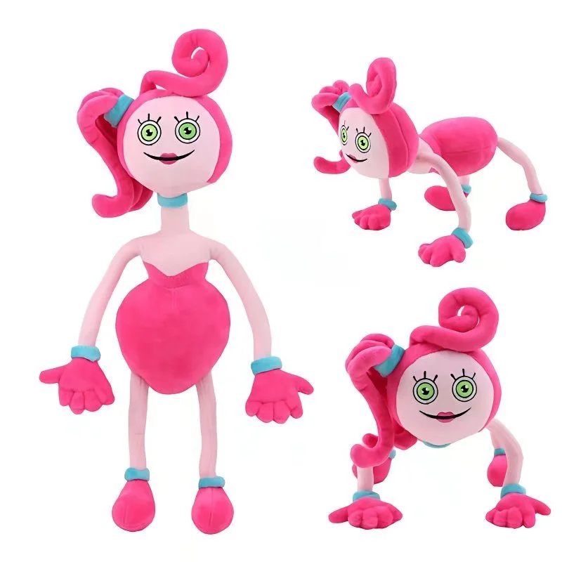 POPPY PLAYTIME Long Legs Pink Mommy Peluche, Poupée en Peluche du Jeu d'Horreur, Cadeau et Articles de Fête pour Enfants
