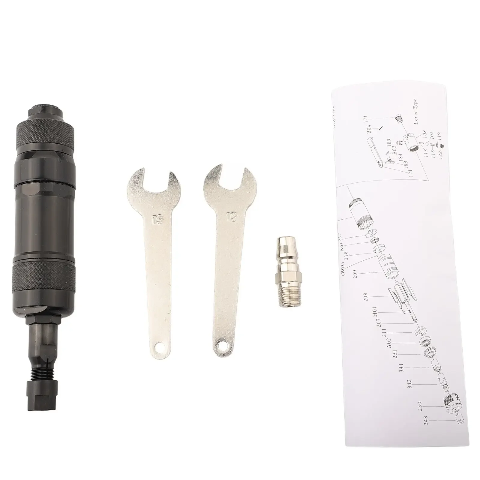 

Die Grinder Tool Pneumatic Engraving Machine Workshop Tool 1/4 Inch Diameter Wheel 7*4*3CM Size Aluminum Alloy High Torque