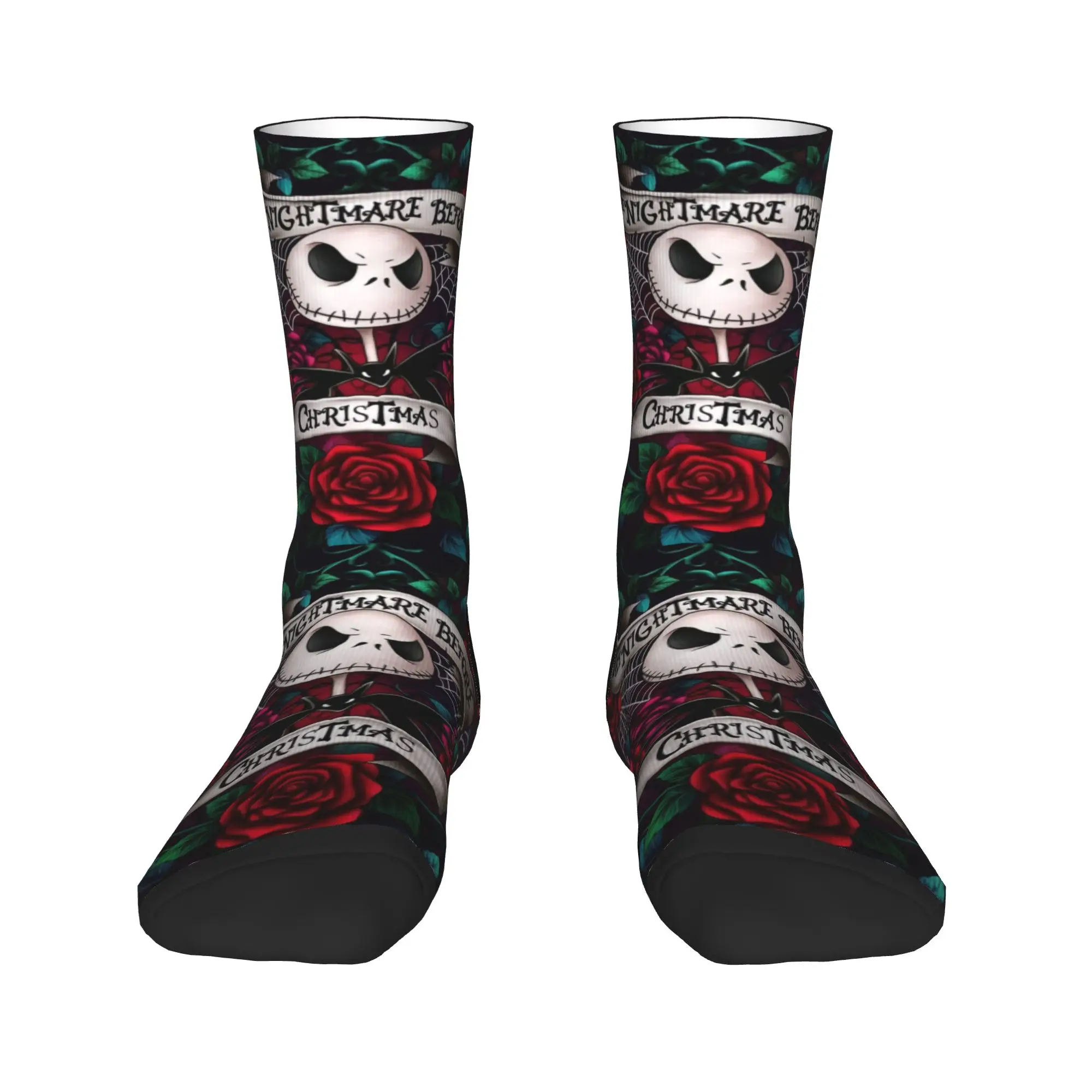 

Мужские носки Kawaii Nightmare Before Christmas, удобные теплые носки унисекс с 3D-принтом Джека Скеллингтона