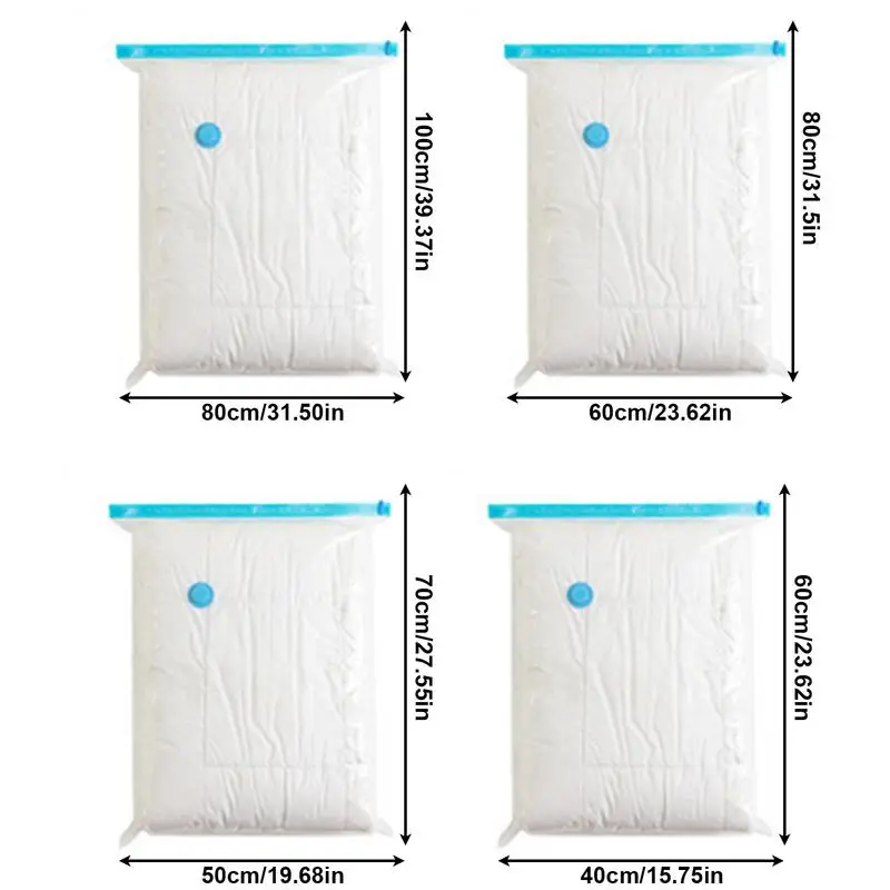 Storage Bags Vacuum Sealed Comforter Storage Bags Compression Sealed Bags With Hand Pump Storage Bags For Clothes Comforters