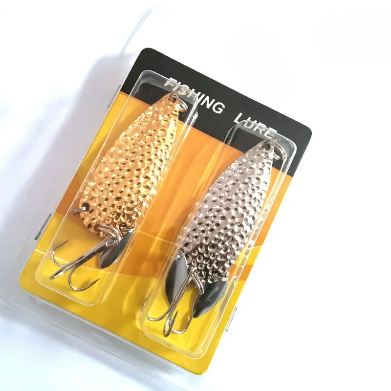 

10cm 25g 1Pcs Metal Spoon Spinnerbait Double Rotating Hard Artificial Baits Sequin Rotate Lure for Pike Bass Trout Fishing Lure