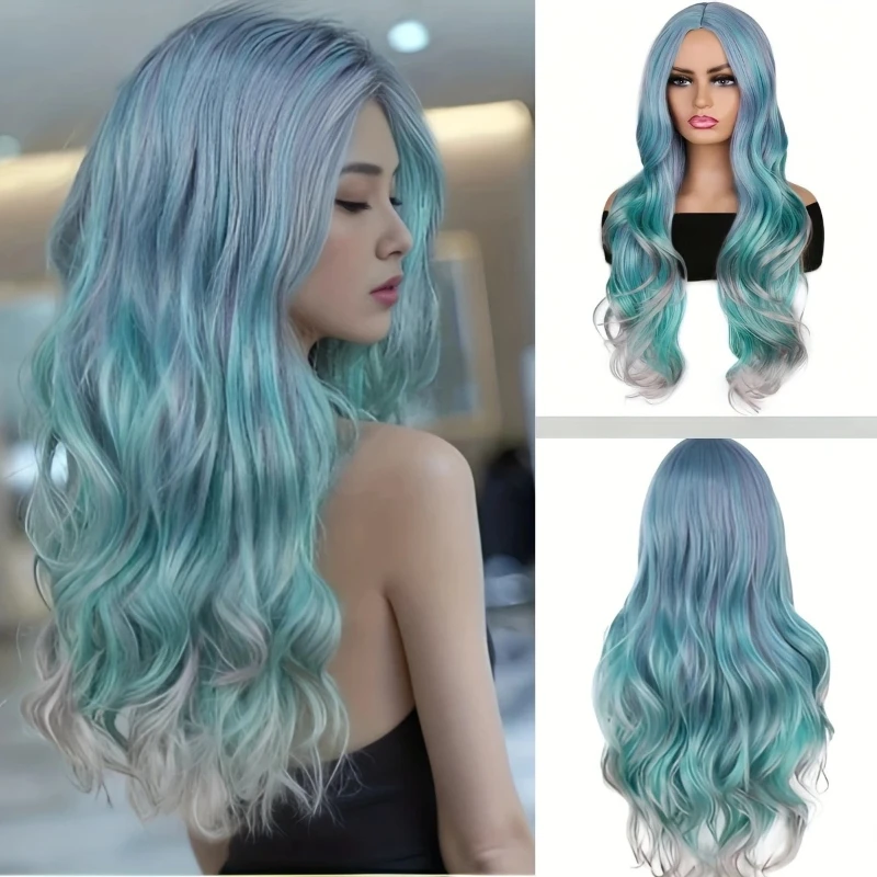 Anime Cos Wig, Easy To Style Wig for Comic Con, 2D Character Cosplay Costume Accessory
