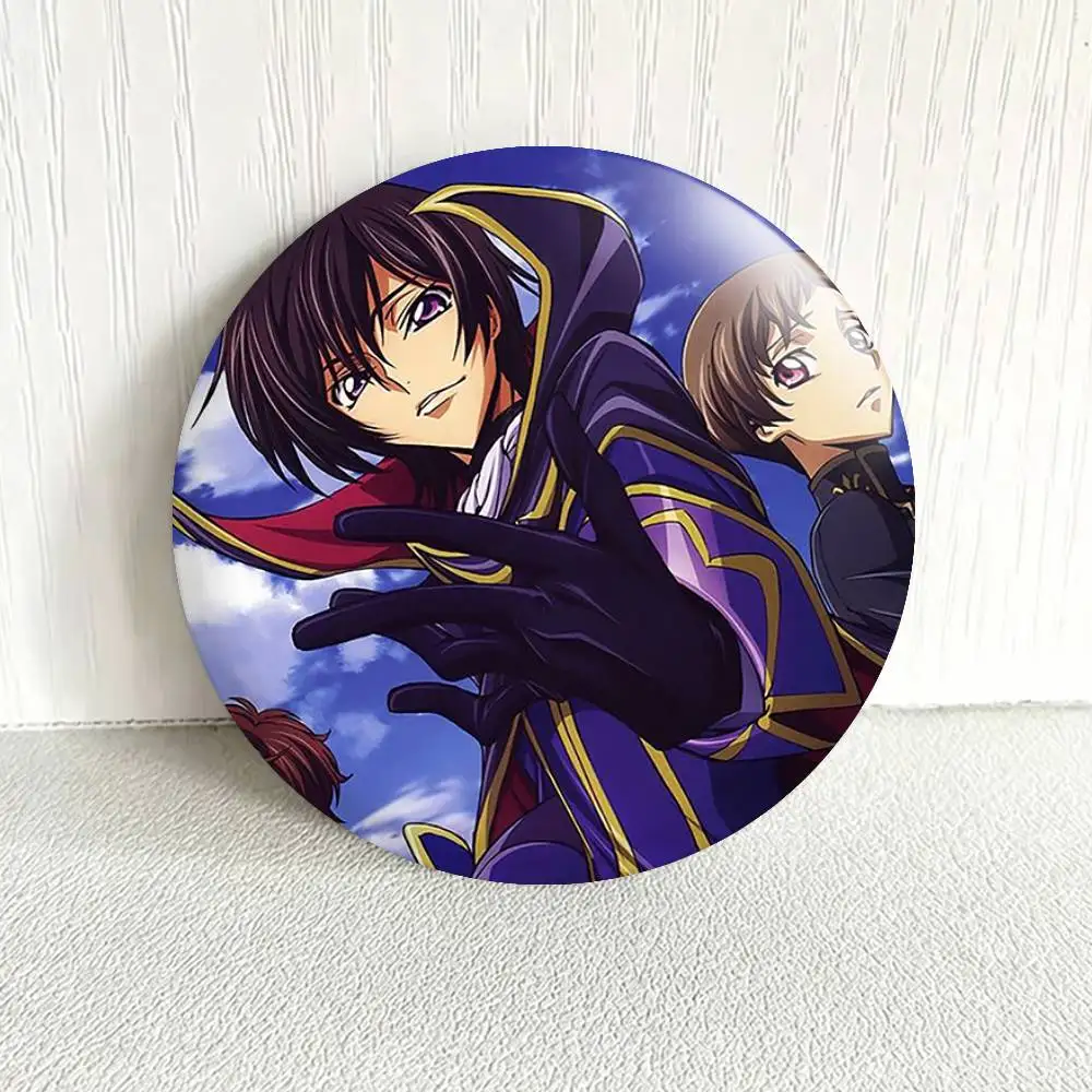 C-Code G-Geass Laser Badge Creative Pins Brooch for Bag Clothes Hat Decor Gifts Fans Collect
