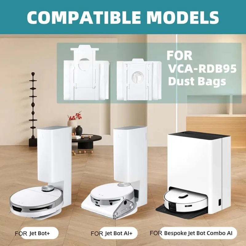KEOL-For VCA-RDB95 Jet Botalt Bot Alt Jet Bot+ Bespoke Jet Bot Jet Bot Combo Al 21PCS Dust Bag For Vacuum Cleaner Access