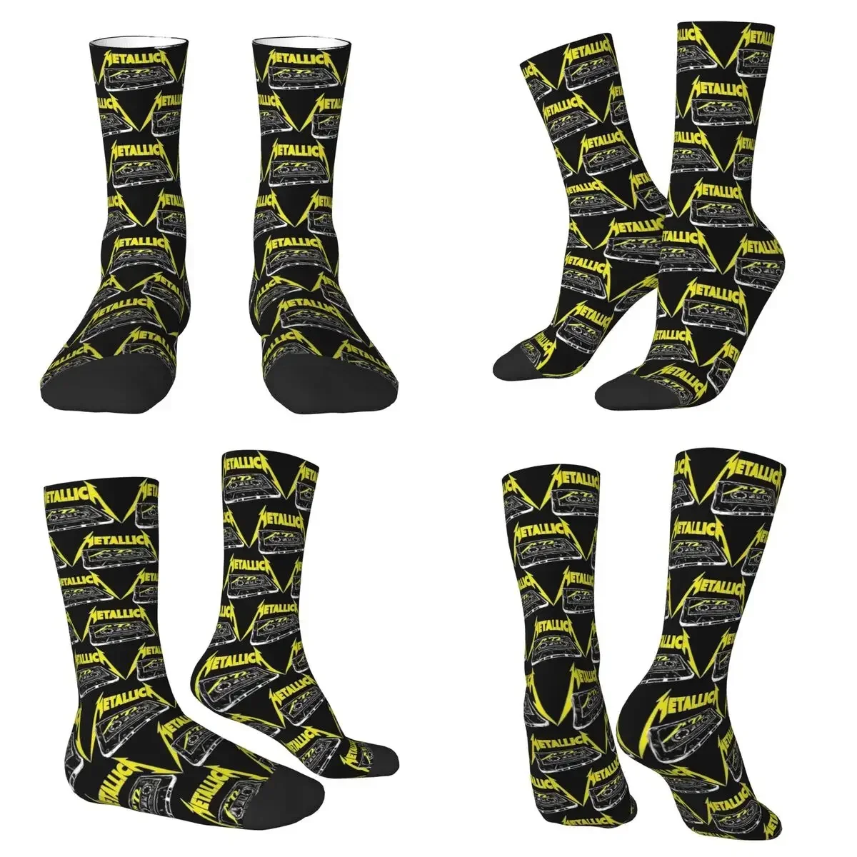 Metallicas M72 Word Tour (1) Socks Harajuku Super Soft Stockings All Season Long Socks for Unisex Valentine's Day Gifts