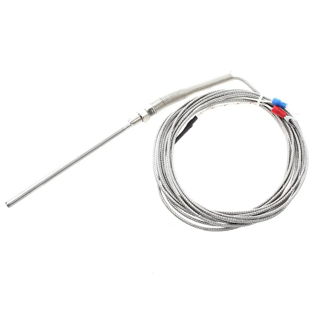 3m/10ft Stainless Steel Probe K type Sensors High Temperature Thermocouple