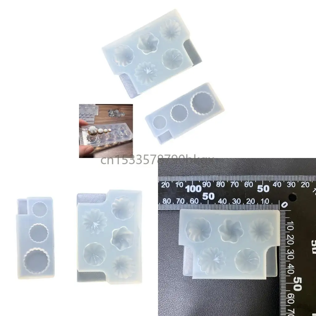 

2 Piece Silicone Cream Decoration Molds Material For Resin Crafts Jewelry Tools J78E